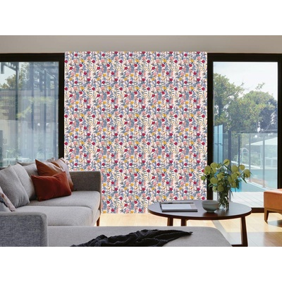 DIMEX ART Луксозна флизелинова тапета розови и жълти цветя