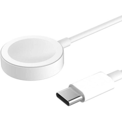 Tactical Зарядно USB-C за Apple Watch, Tactical USB-C Cable 1m, Бял (8596311170621)