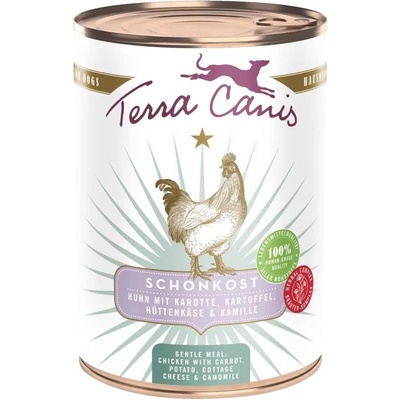 Terra Canis Gentle Meal Пиле с моркови, картофи, извара и лайка 400 г