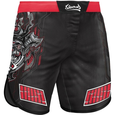 Fight šortky 8 WEAPONS Samurai 2.0 black-red