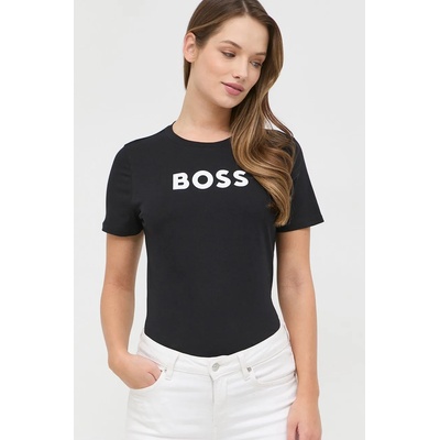 Boss Памучна тениска boss в черно 50468356 (50468356)