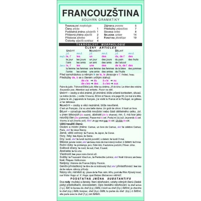 FRANCOUZŠTINA souhrn gramatiky