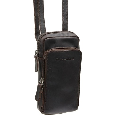 The Chesterfield Brand kožená crossbody kabelka na mobil Valdes C48.132501 hnědá