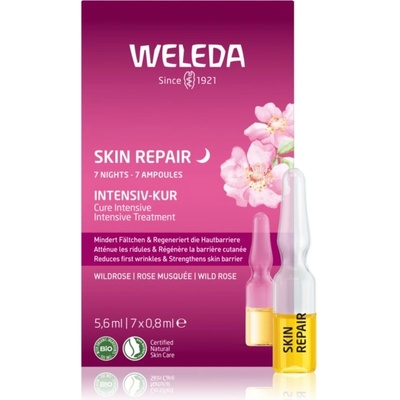 WELEDA Skin Repair inten.kúra Div.růže amp.7 x 0.8 ml – Zboží Dáma