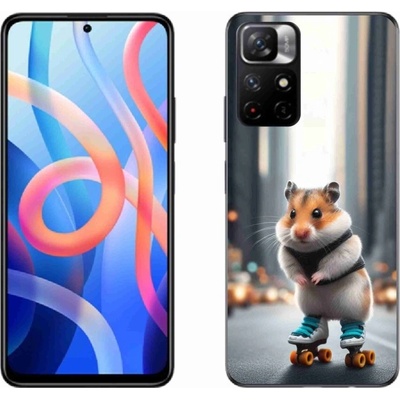 mmCase Gelové Xiaomi Redmi Note 11S 5G - křeček na bruslích