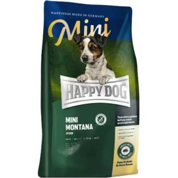 Happy Dog Mini Montana - чувствителни и капризни кучета от мини породи с конско месо и безглутенов картоф, 4 кг, Германия - 61248