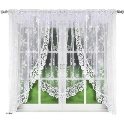 BytoTex Luxusní vyšívaná záclona Marcela 400x150 cm