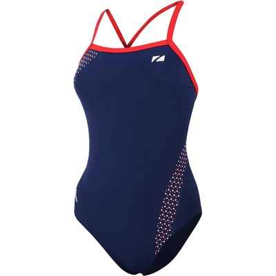 Zone3 Бански костюм Zone3 All-American Swimsuit - Blue/Red