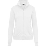 Promodoro 5295 / Дамски суитшърт с цип - бял xxl (40529500105)