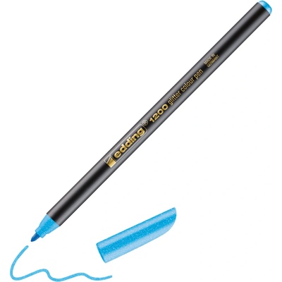 Edding 1200 glitter pastelově fialová