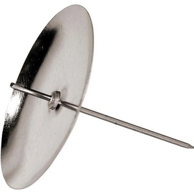 ZÁPICH na sviečku plechový 5cm STRIEBORNÝ