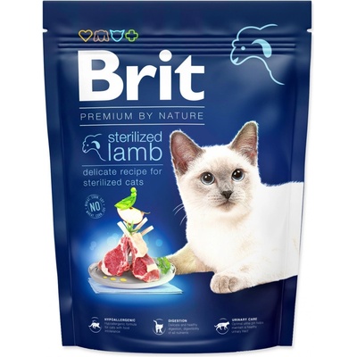 Brit Premium by Nature Cat. Sterilized Lamb 8 kg