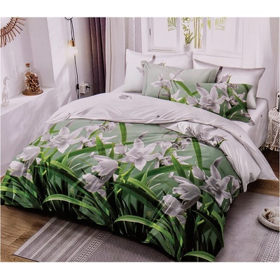 EmonaMall Двулицево спално бельо EmonaMall, 6 части - Модел S15888 (S15888-33333d)