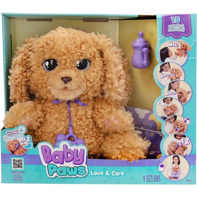 IMC Toys Интерактивна плюшена играчка IMC Toys - Бебе куче Baby Paws (921153)