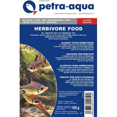 Petra-Aqua Mražené krmivo pro rostlinožravé 100 g