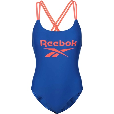 Reebok dámske plavky ADALIA modrá oranžová