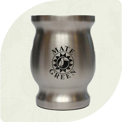 MATE GREEN Nerezová nádoba TermoMate Double Wall Silver 230 ml