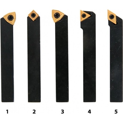 Optimum 3441664 Soustružnické nože HM 10 mm v sadě 5 ks