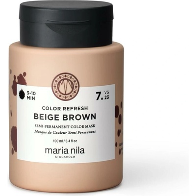 Maria Nila Color Refresh Beige Brown 7.23 Mask 100 ml