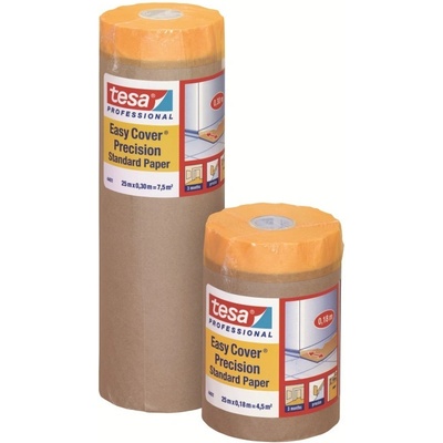 ZZZ Tesa 04401-00000-00 krycí papír Easy Cover oranžová 25 m x 30 cm