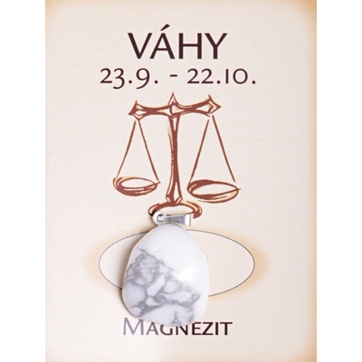 Magieprirody Kámen podle znamení VÁHY přívěsek 21