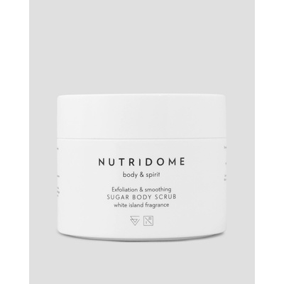 Nutridome cukrový peeling scrub na tělo vyhlazující pokožku 250 g