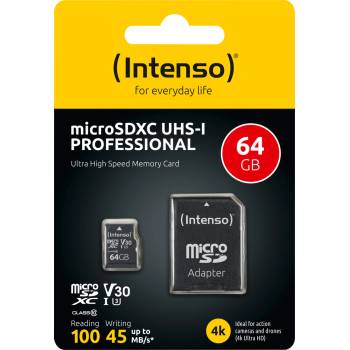 Intenso SDHC UHS-I 64GB 3433490