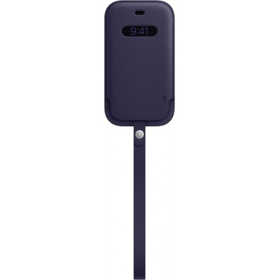 Apple iPhone 12 / 12 Pro Leather Sleeve with MagSafe Deep Violet MK0A3ZM/A – Zboží Mobilmania