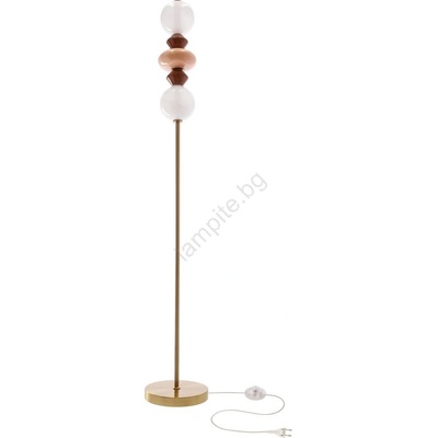 Candellux Led подова лампа flores led/15w/230v златна/оранжева/кафява (ca1183)