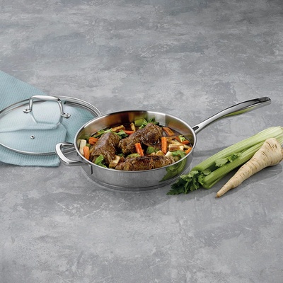 Kela 24 см дълбок тиган с капак KELA от серия Flavoria