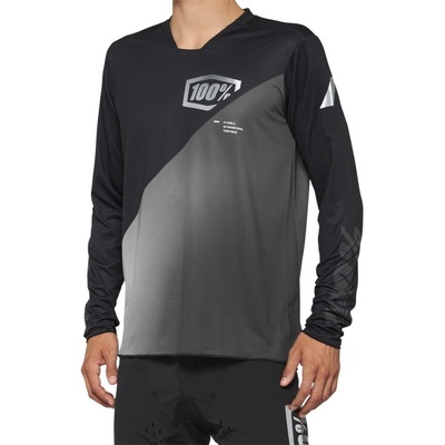 100% R-CORE-X Long Sleeve Black/Grey