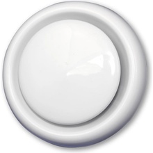 Mikawi Anemostat odvodní d100 mm talířový ventil s těsněním bílá 14-0367
