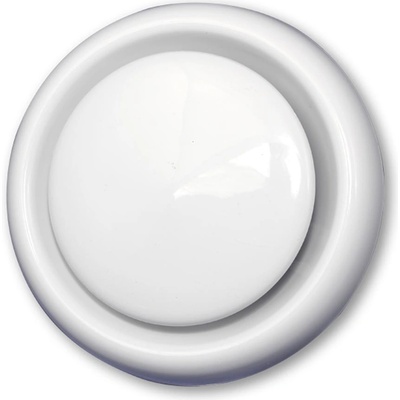 Mikawi Anemostat odvodní d100 mm talířový ventil s těsněním bílá 14-0367