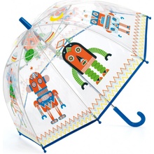 Djeco Roboti deštník dětský průhledný