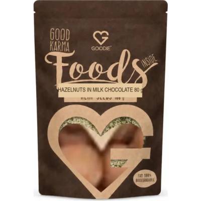Goodie Lískové Orechy v mléčně čokoládě 80 g
