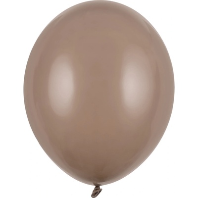PartyDeco Balonek latex hnědý světlý pastelový 30 cm