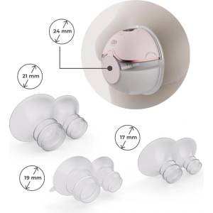 KinderKraft MAMAFLOW DOUBLE двойна помпа за кърма PINK (KEMAFLD0PNK0000)