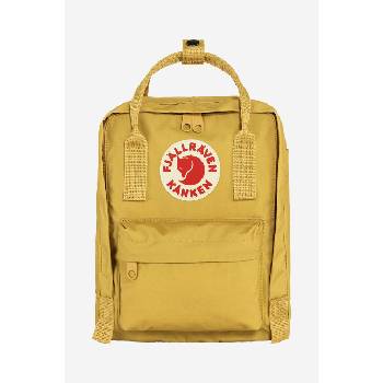 Fjällräven Раница Fjallraven Kanken Mini в жълто малък размер с апликация (F23561.135)