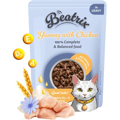 Beatrix Adult Cat s kuracím 85 g