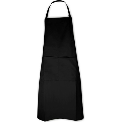 The One Towelling Zástěra Apron s laclem 75x95cm COT48104800199-black Černá