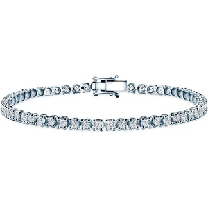 SAVICKI Тенис гривна, бяло злато 585, бели сапфири 2.700К. 3.2mm. 18cm