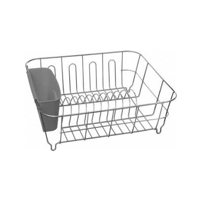 5five Pvc chromed dish drainer grey