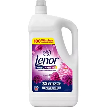 Lenor Amethyst течен перилен препарат за цветно пране 100 дози немски
