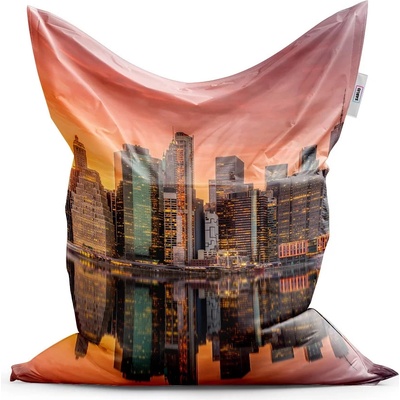 Sablio sedací vak Classic New York Západ slunce 150 x 100 cm