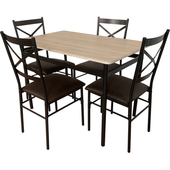 Трапезен комплект маса с четири стола naren