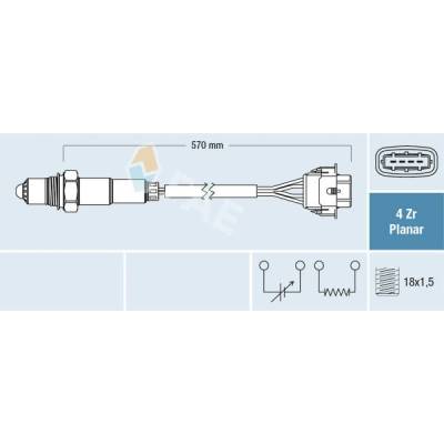 Lambda sonda FAE 77154