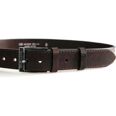 Penny Belts pánský kožený pásek 17-1-40 tmavě hnědý