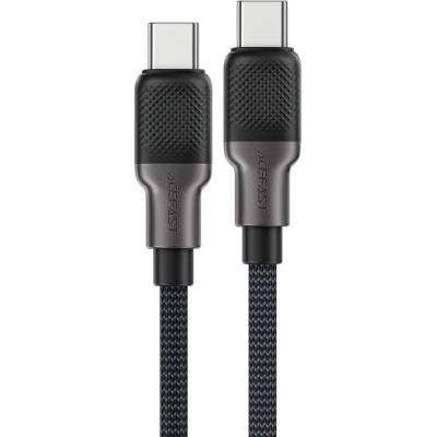 ACEFAST USB кабел Acefast USB-C to USB-C Cable 60W Silicone braid 1.2m - C10-03 - Black (ACEFAST-C10-03)