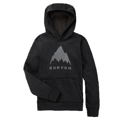 Technická mikina Burton Kids Oak Pullover Hoodie true black heather JR S 24/25 - Odesíláme do 24 hodin