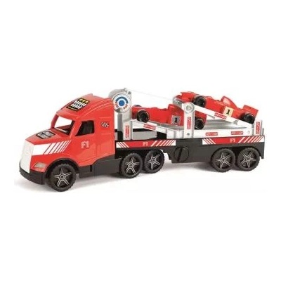 Wader Wader: Magic Truck Действие F1 камион със състезателни коли - 79 см